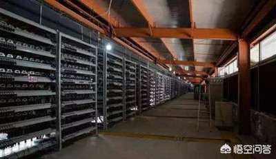 A modern mining farm showcasing eco-friendly technologies